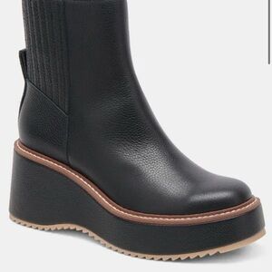 Dolce Vita Black Platform Boots
